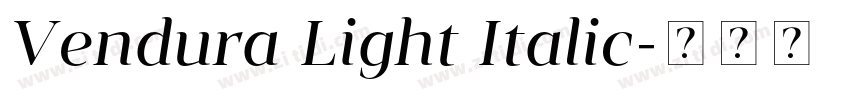 Vendura Light Italic字体转换 Vendura Light Italic字体转换